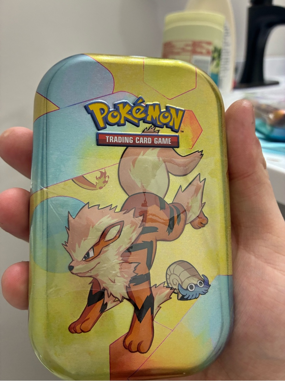Arcanine Pokemon 151 Sealed 2 Pack mini Tin